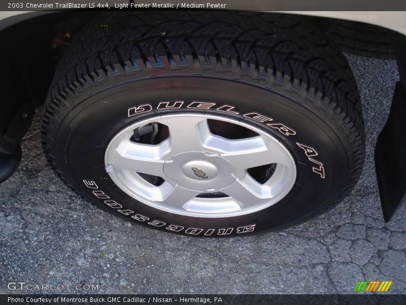 Light Pewter Metallic / Medium Pewter 2003 Chevrolet TrailBlazer LS 4x4