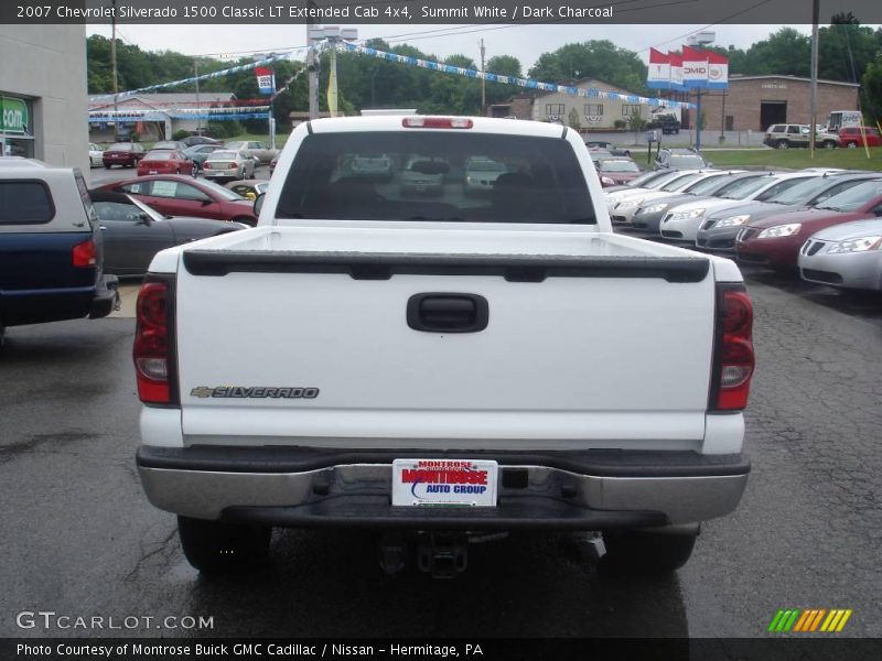 Summit White / Dark Charcoal 2007 Chevrolet Silverado 1500 Classic LT Extended Cab 4x4