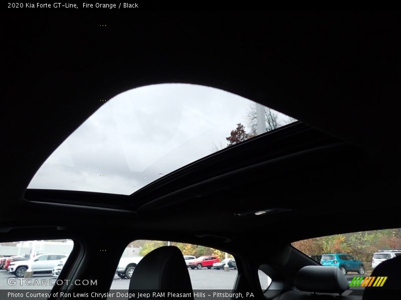 Sunroof of 2020 Forte GT-Line
