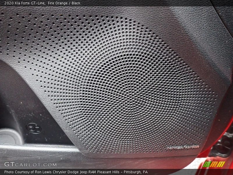 Fire Orange / Black 2020 Kia Forte GT-Line
