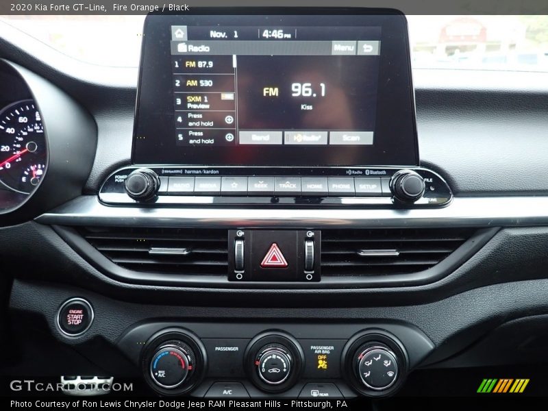 Controls of 2020 Forte GT-Line