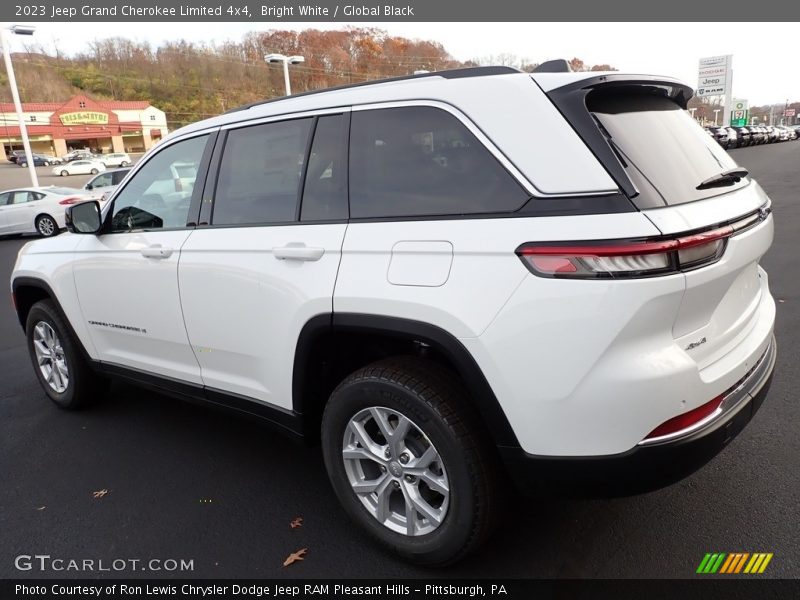 Bright White / Global Black 2023 Jeep Grand Cherokee Limited 4x4