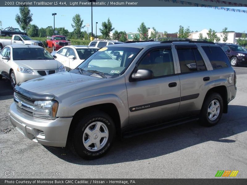 Light Pewter Metallic / Medium Pewter 2003 Chevrolet TrailBlazer LS 4x4