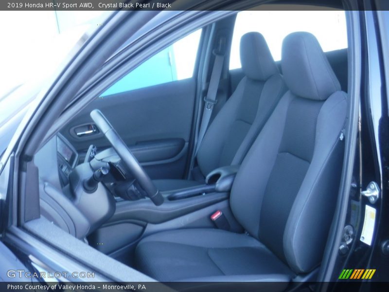 Crystal Black Pearl / Black 2019 Honda HR-V Sport AWD