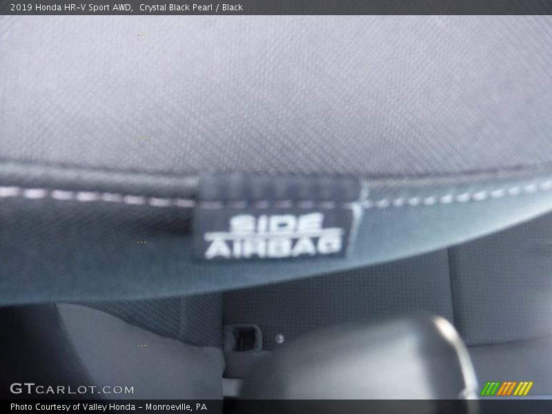 Crystal Black Pearl / Black 2019 Honda HR-V Sport AWD