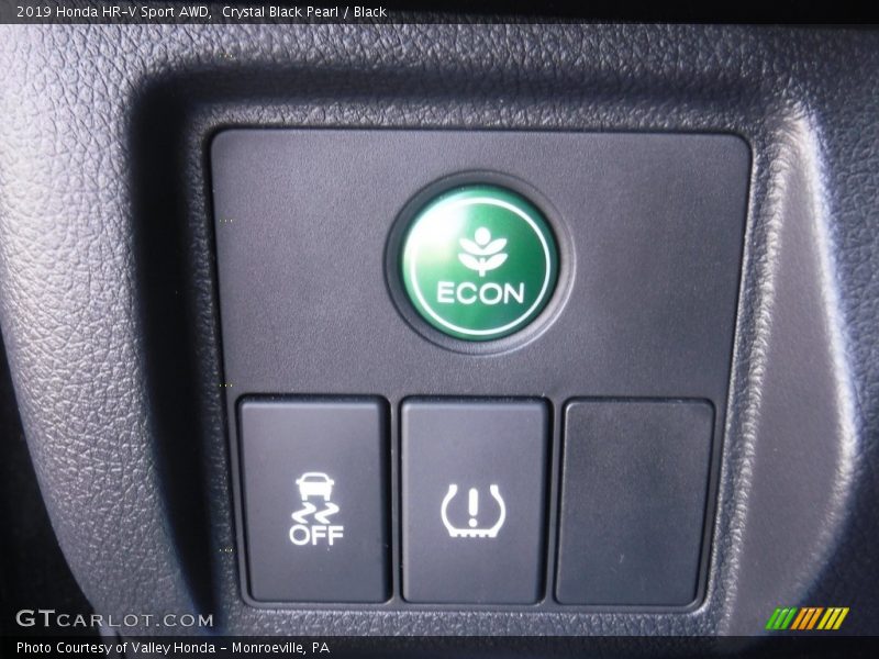 Crystal Black Pearl / Black 2019 Honda HR-V Sport AWD