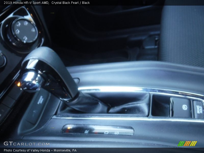 Crystal Black Pearl / Black 2019 Honda HR-V Sport AWD