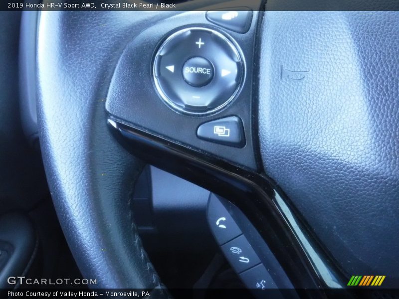 Crystal Black Pearl / Black 2019 Honda HR-V Sport AWD