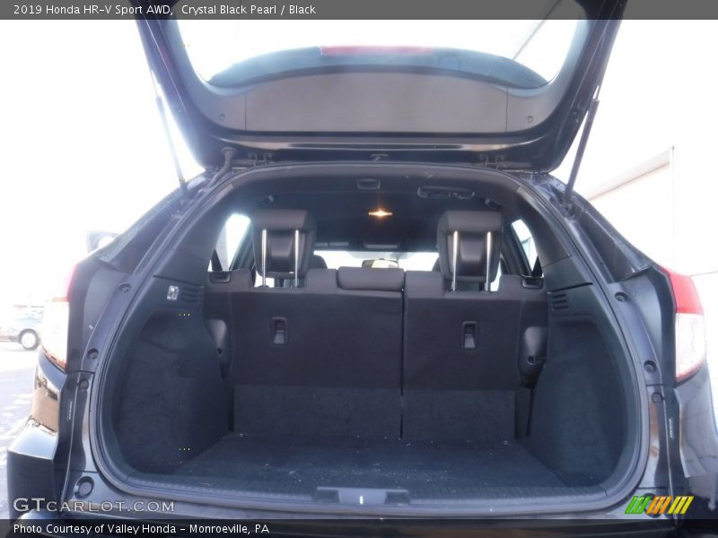 Crystal Black Pearl / Black 2019 Honda HR-V Sport AWD