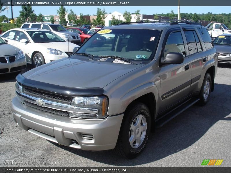 Light Pewter Metallic / Medium Pewter 2003 Chevrolet TrailBlazer LS 4x4