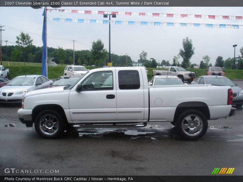 Summit White / Dark Charcoal 2007 Chevrolet Silverado 1500 Classic LT Extended Cab 4x4