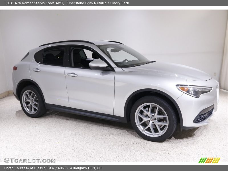  2018 Stelvio Sport AWD Silverstone Gray Metallic