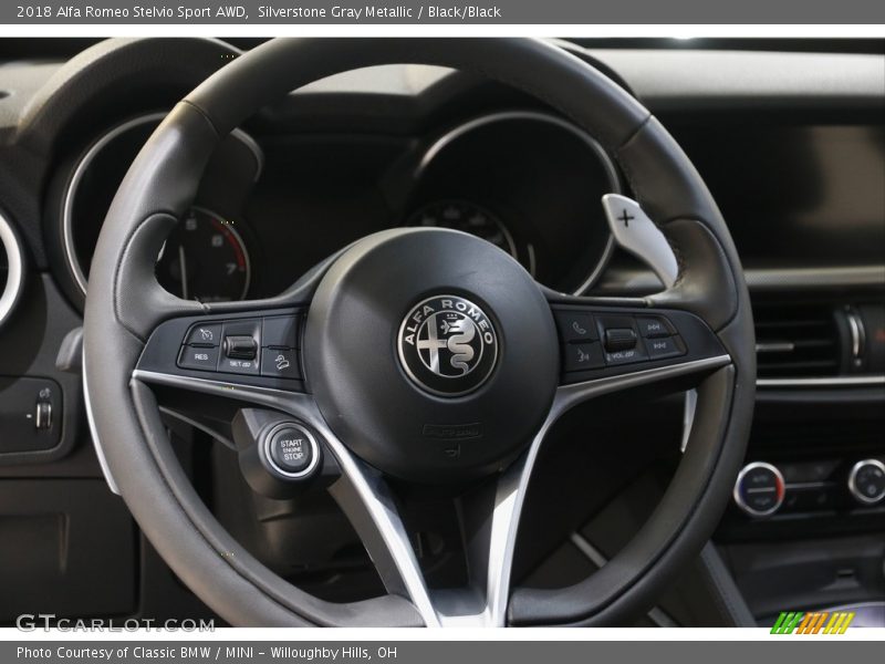 2018 Stelvio Sport AWD Steering Wheel