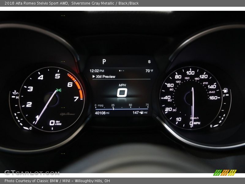  2018 Stelvio Sport AWD Sport AWD Gauges