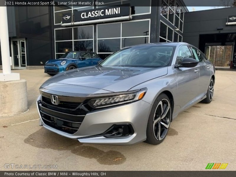 Lunar Silver Metallic / Black 2021 Honda Accord Sport SE
