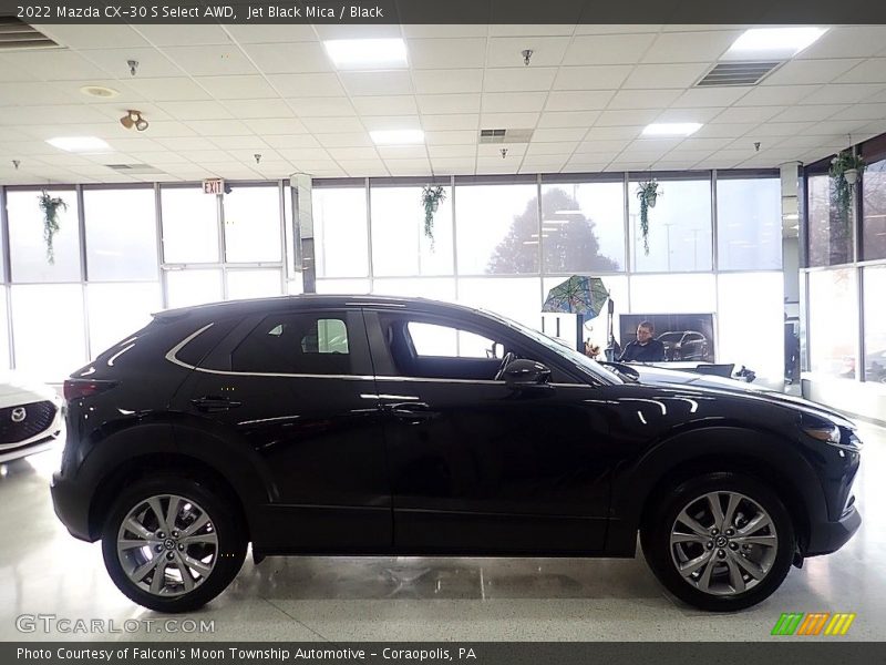 Jet Black Mica / Black 2022 Mazda CX-30 S Select AWD