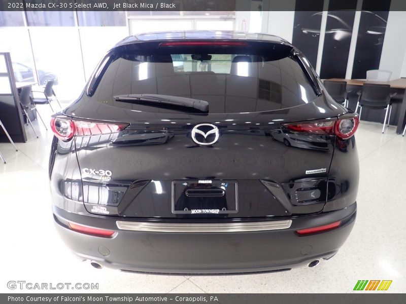 Jet Black Mica / Black 2022 Mazda CX-30 S Select AWD