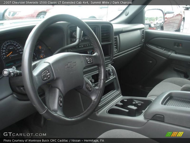 Summit White / Dark Charcoal 2007 Chevrolet Silverado 1500 Classic LT Extended Cab 4x4
