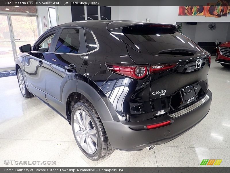 Jet Black Mica / Black 2022 Mazda CX-30 S Select AWD