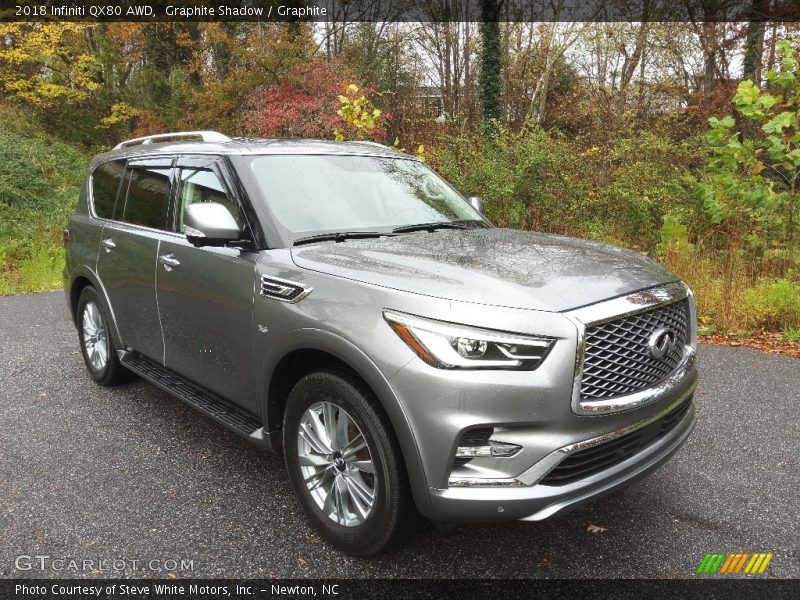 Front 3/4 View of 2018 QX80 AWD