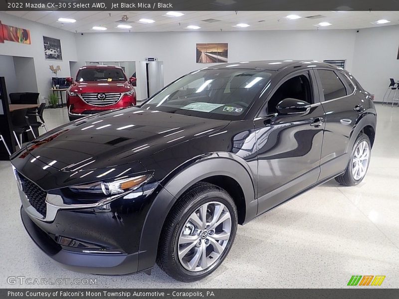 Jet Black Mica / Black 2022 Mazda CX-30 S Select AWD