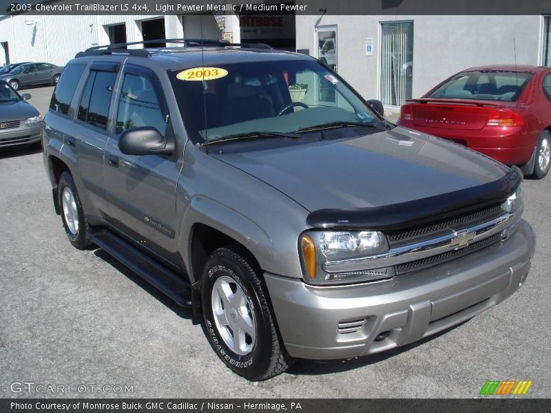 Light Pewter Metallic / Medium Pewter 2003 Chevrolet TrailBlazer LS 4x4