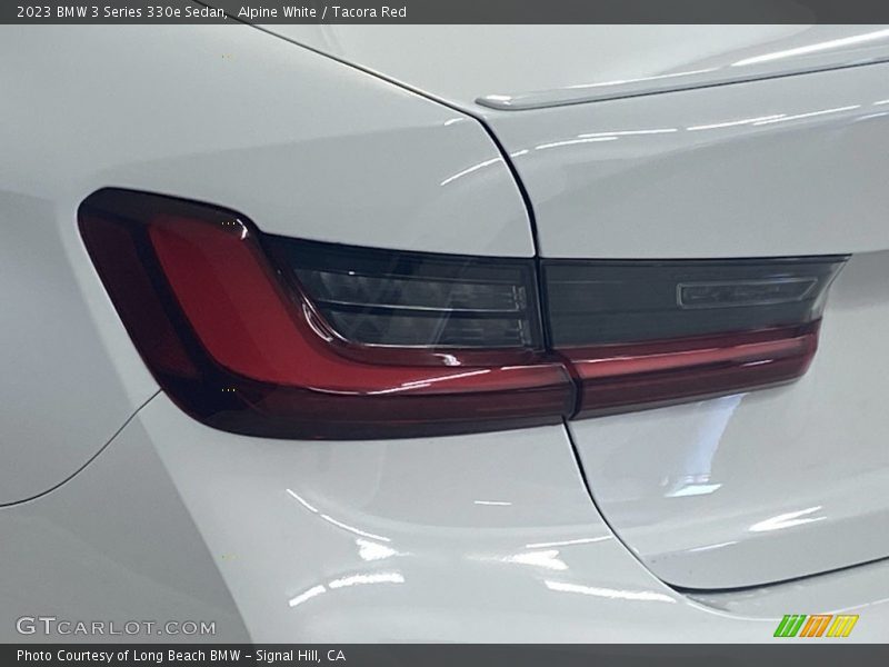 Alpine White / Tacora Red 2023 BMW 3 Series 330e Sedan