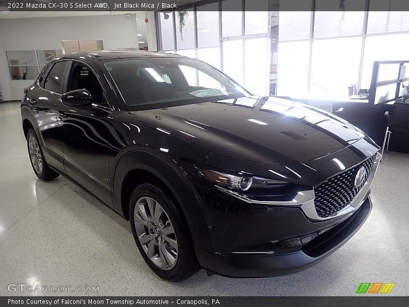 Jet Black Mica / Black 2022 Mazda CX-30 S Select AWD