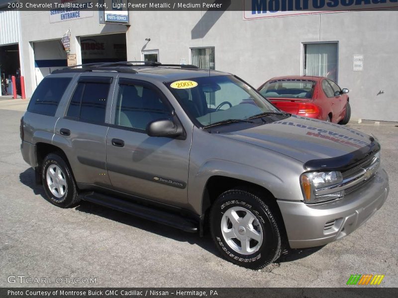 Light Pewter Metallic / Medium Pewter 2003 Chevrolet TrailBlazer LS 4x4