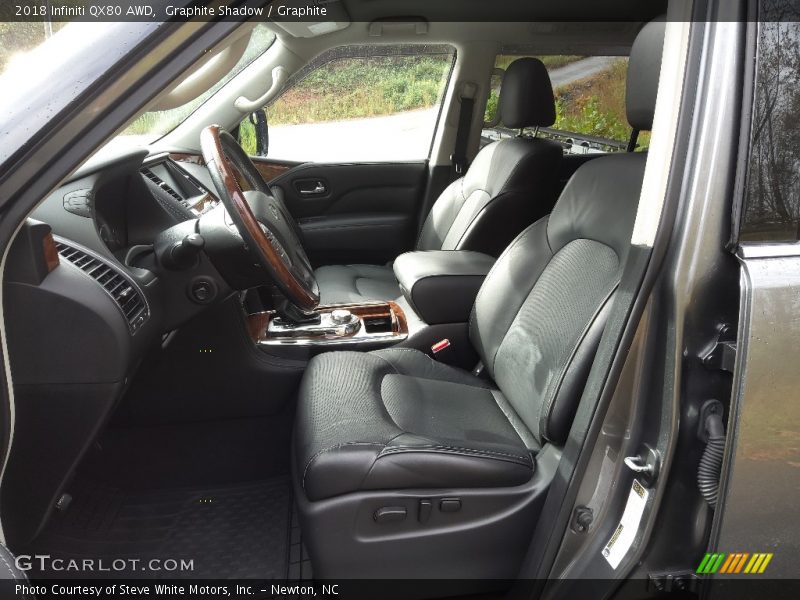 Front Seat of 2018 QX80 AWD