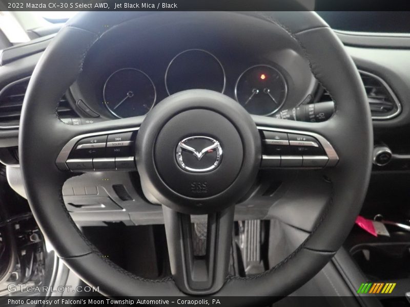 Jet Black Mica / Black 2022 Mazda CX-30 S Select AWD