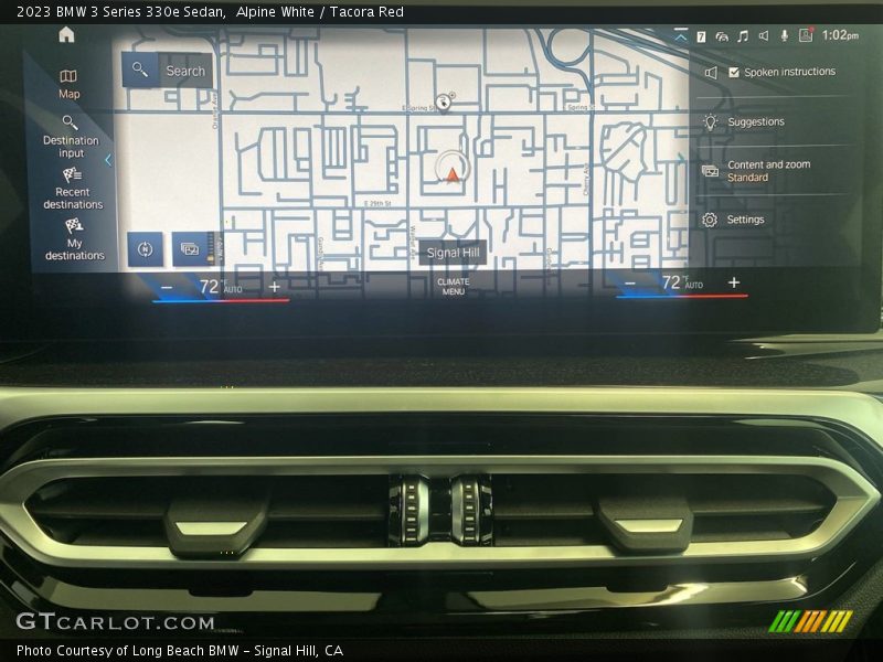 Navigation of 2023 3 Series 330e Sedan