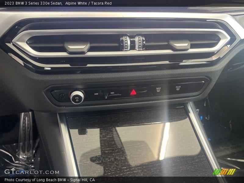 Alpine White / Tacora Red 2023 BMW 3 Series 330e Sedan