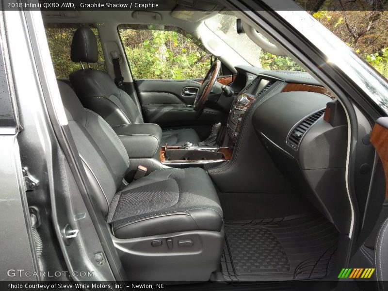 Front Seat of 2018 QX80 AWD