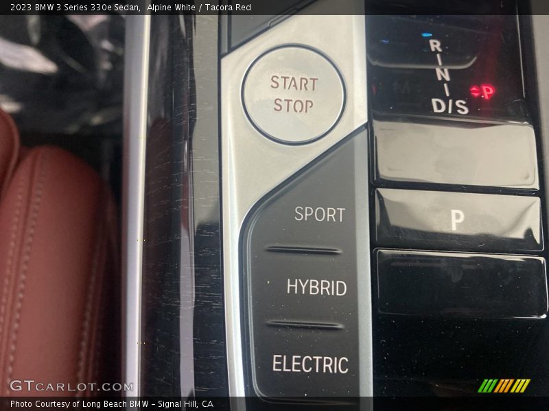 Alpine White / Tacora Red 2023 BMW 3 Series 330e Sedan