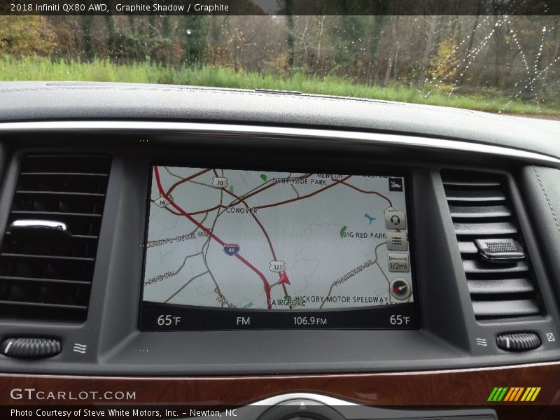 Navigation of 2018 QX80 AWD