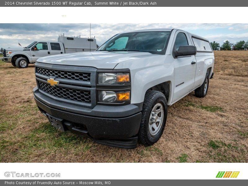 Summit White / Jet Black/Dark Ash 2014 Chevrolet Silverado 1500 WT Regular Cab