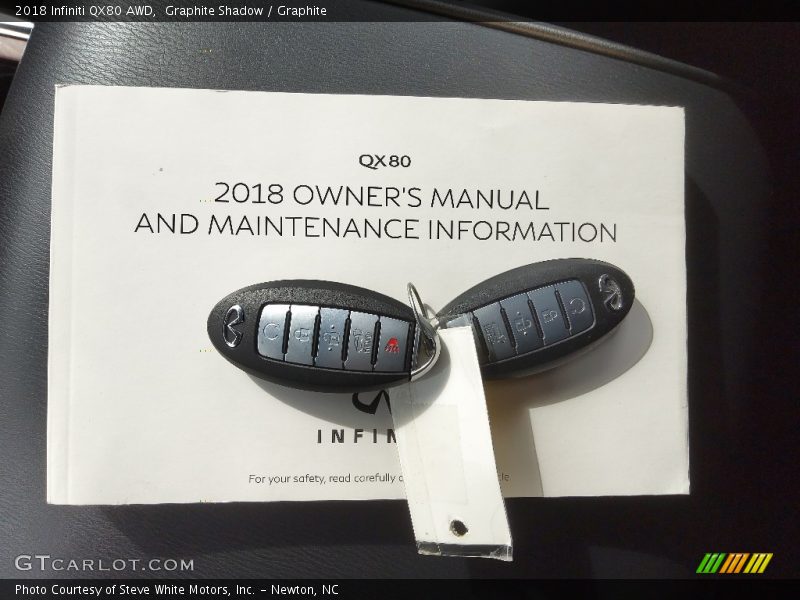 Keys of 2018 QX80 AWD