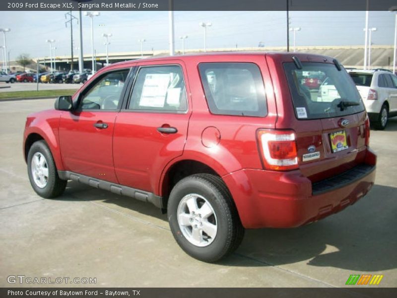 Sangria Red Metallic / Stone 2009 Ford Escape XLS