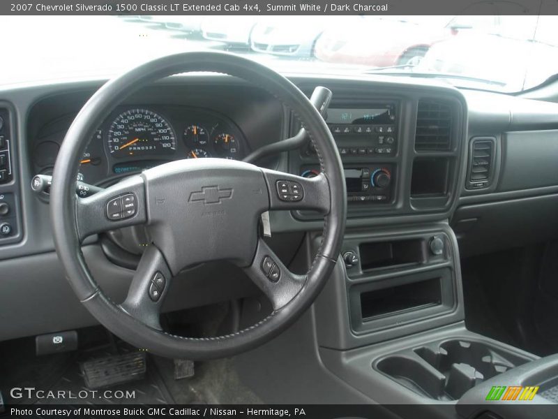 Summit White / Dark Charcoal 2007 Chevrolet Silverado 1500 Classic LT Extended Cab 4x4