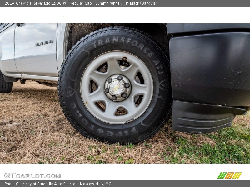 Summit White / Jet Black/Dark Ash 2014 Chevrolet Silverado 1500 WT Regular Cab