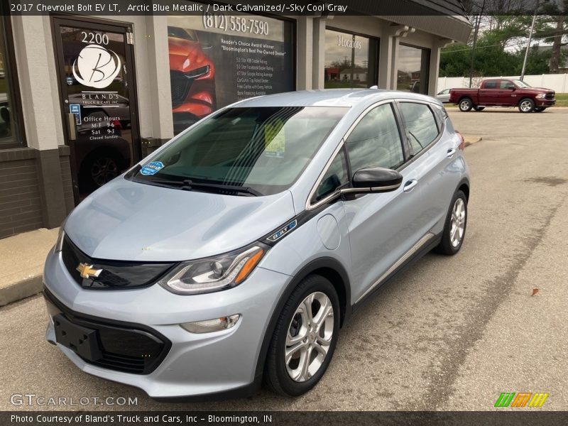 Arctic Blue Metallic / Dark Galvanized/­Sky Cool Gray 2017 Chevrolet Bolt EV LT