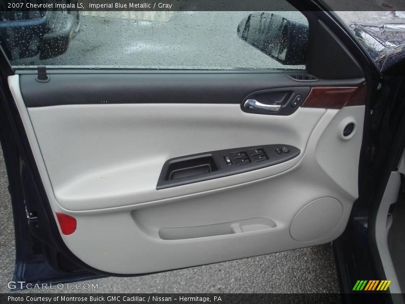 Imperial Blue Metallic / Gray 2007 Chevrolet Impala LS