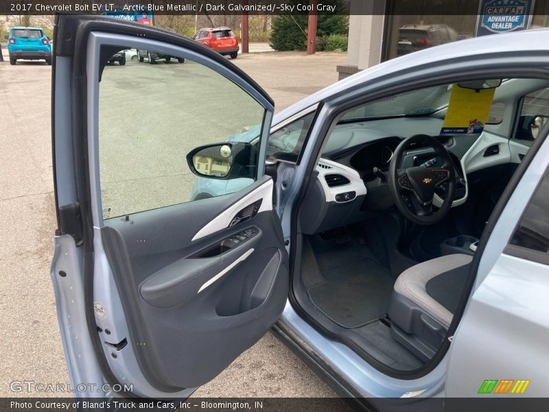 Arctic Blue Metallic / Dark Galvanized/­Sky Cool Gray 2017 Chevrolet Bolt EV LT