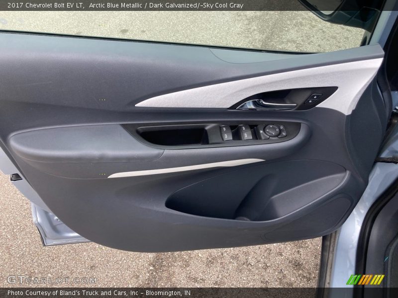Arctic Blue Metallic / Dark Galvanized/­Sky Cool Gray 2017 Chevrolet Bolt EV LT