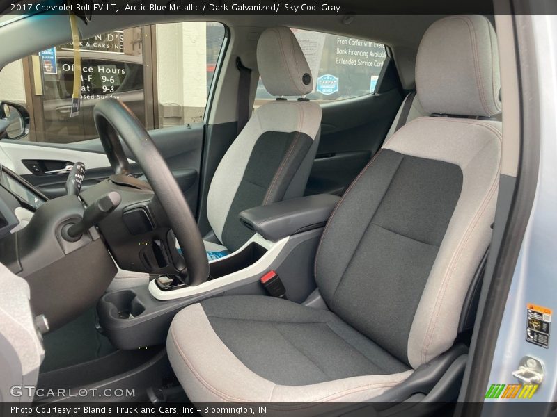 Arctic Blue Metallic / Dark Galvanized/­Sky Cool Gray 2017 Chevrolet Bolt EV LT