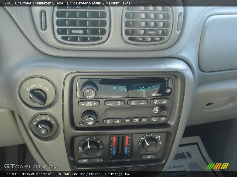 Light Pewter Metallic / Medium Pewter 2003 Chevrolet TrailBlazer LS 4x4