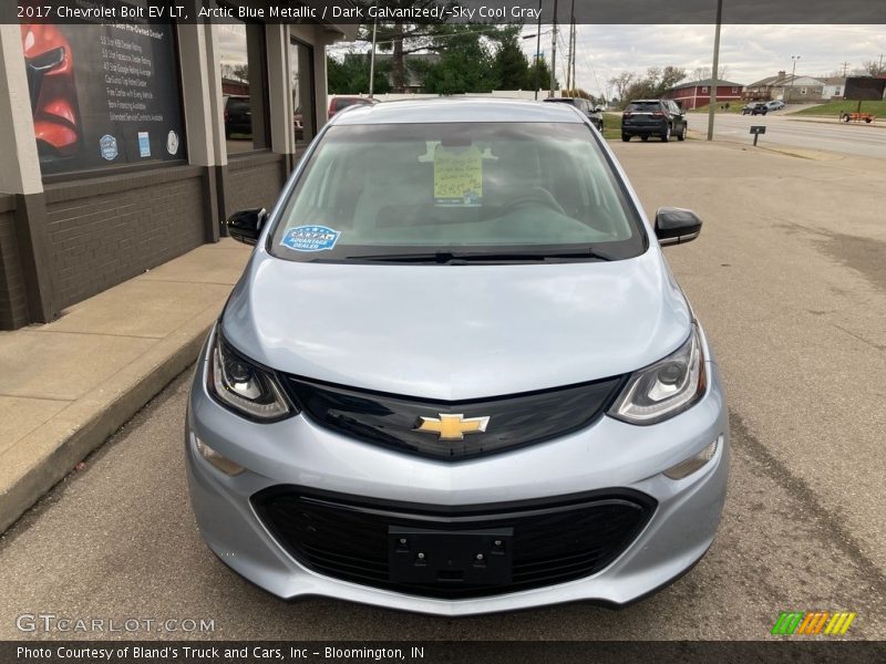 Arctic Blue Metallic / Dark Galvanized/­Sky Cool Gray 2017 Chevrolet Bolt EV LT