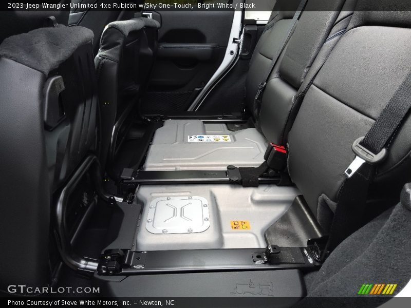 Rear Seat of 2023 Wrangler Unlimited 4xe Rubicon w/Sky One-Touch