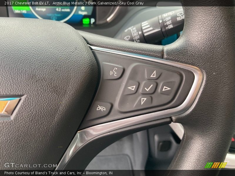 Arctic Blue Metallic / Dark Galvanized/­Sky Cool Gray 2017 Chevrolet Bolt EV LT